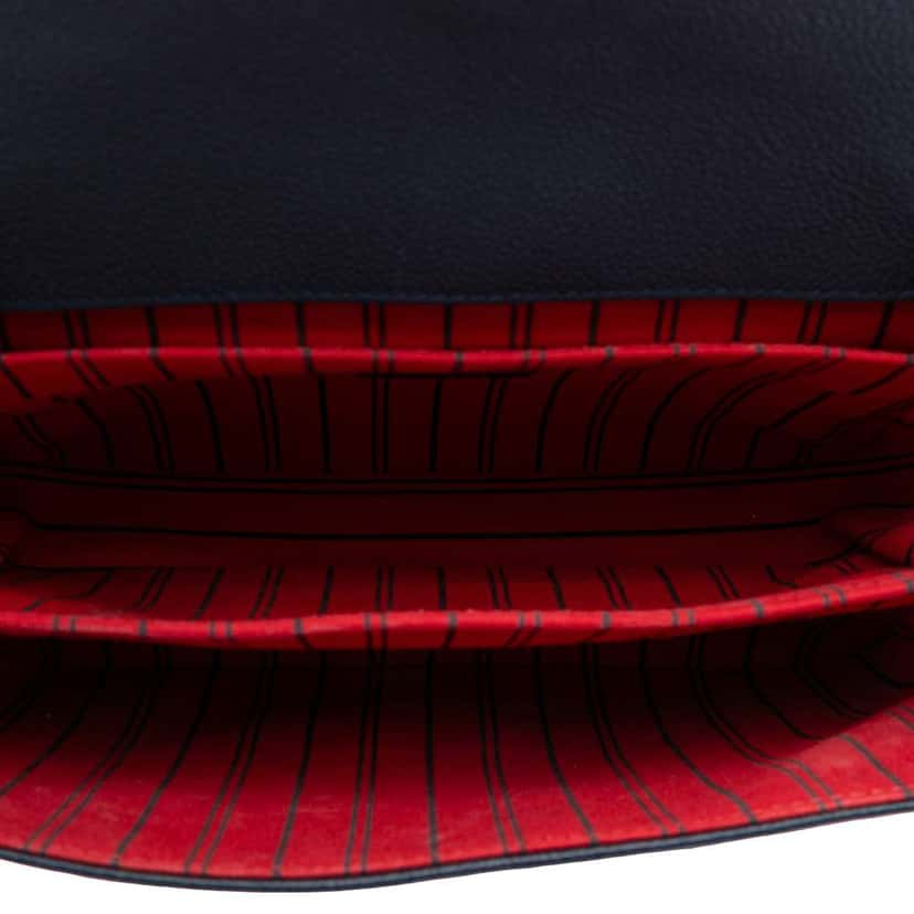 Louis Vuitton Monogram Empreinte Pochette Metis Blue Leather Very good condition - Model View