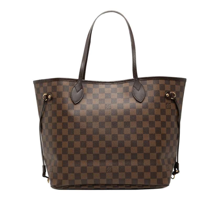 Louis Vuitton Damier Ebene Neverfull MM Brown Good condition - Front View