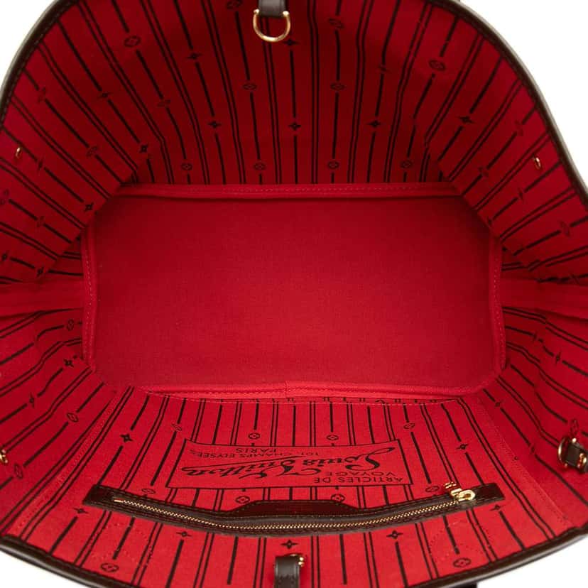 Louis Vuitton Damier Ebene Neverfull MM Brown Good condition - Model View