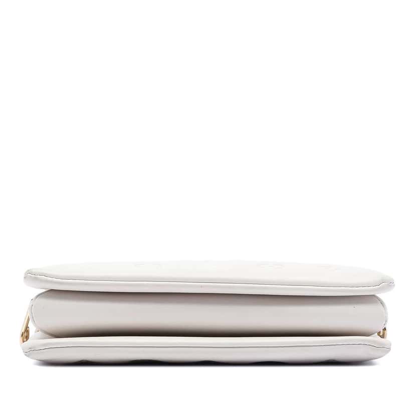 Louis Vuitton Tricolor Monogram Embossed Lambskin Coussin PM Brown Leather Very good condition - Inside View