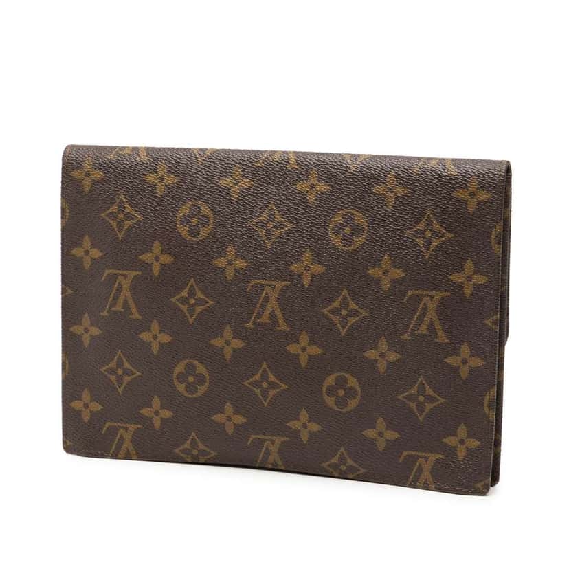 Louis Vuitton Monogram Pochette Rabat 23 Brown Very good condition - Back View