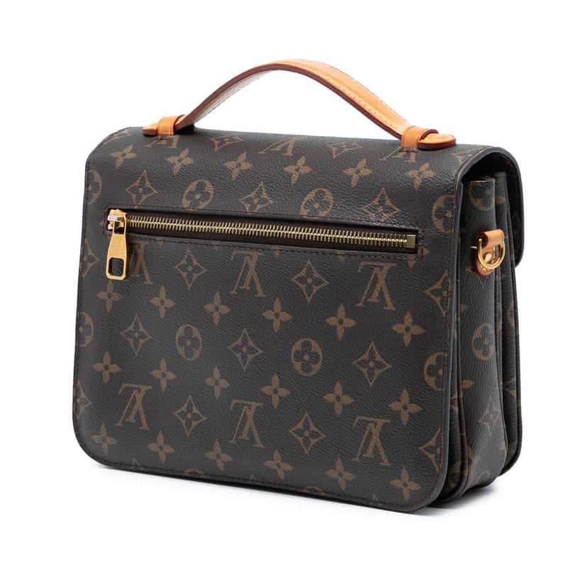 Louis Vuitton Monogram Pochette Metis Brown Very good condition - Back View