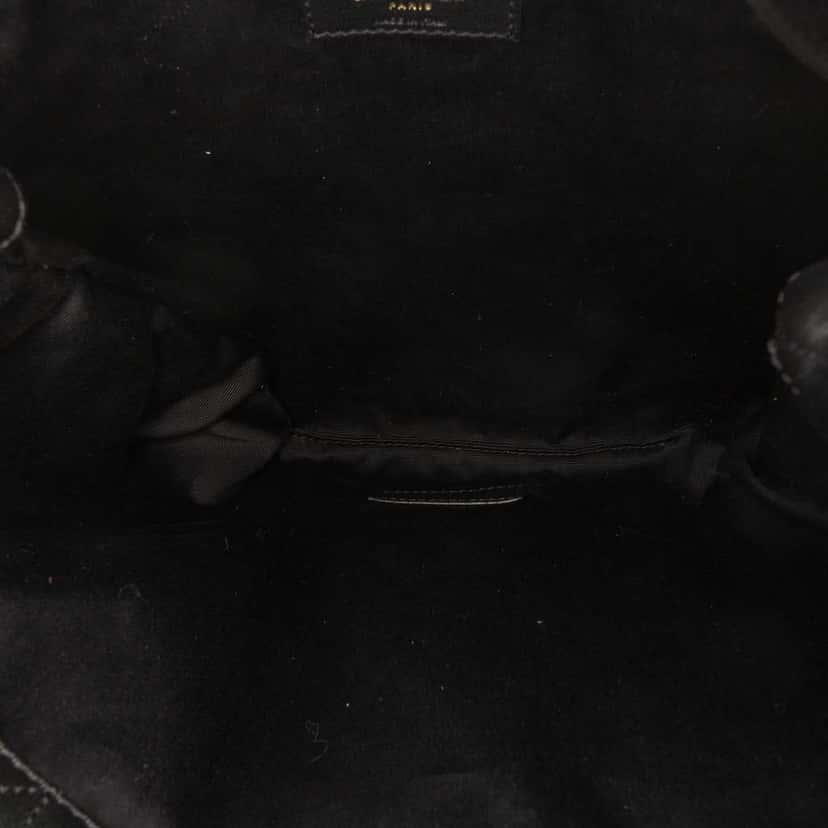 Saint Laurent Quilted Lambskin Jamie Pochon Tote Black Leather Good condition - Model View