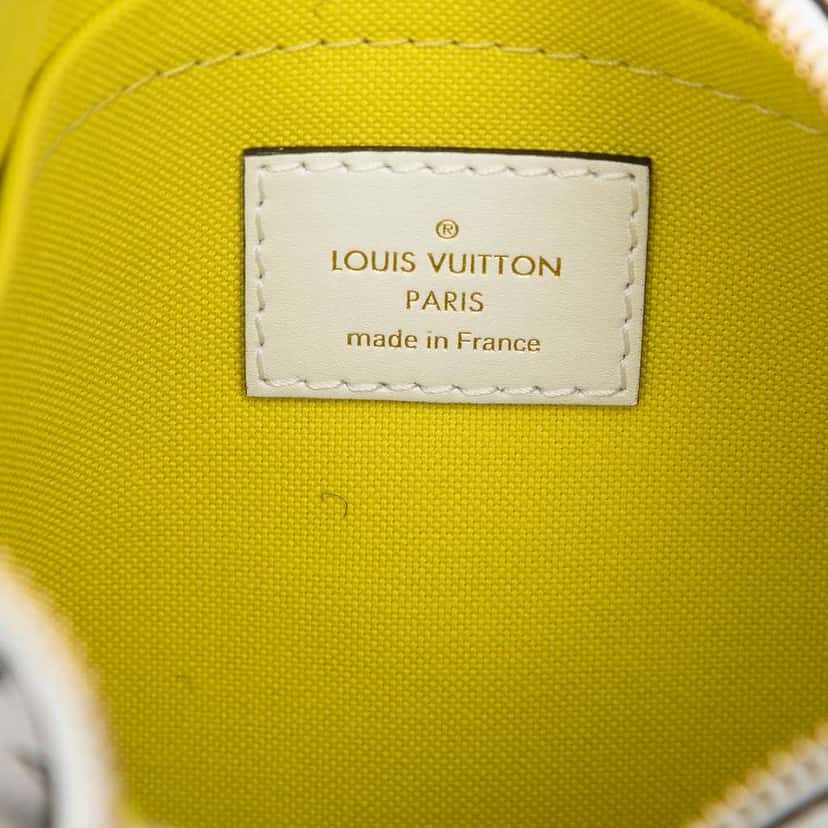 Louis Vuitton Bicolor Monogram Giant Neverfull MM Pouch White Very good condition - Box View