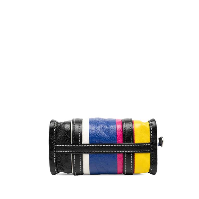 Balenciaga XXS Lambskin Bazar Shopper Satchel Black Leather Very good condition - Inside View