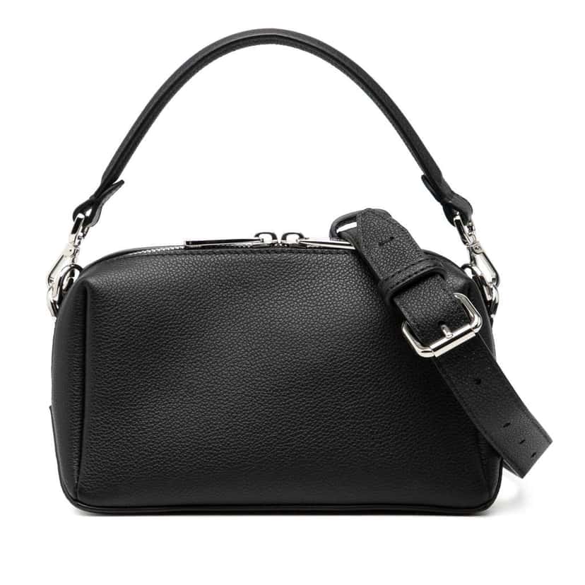 Fendi Small Leather Lui Satchel Black Leather Very good condition - Front View