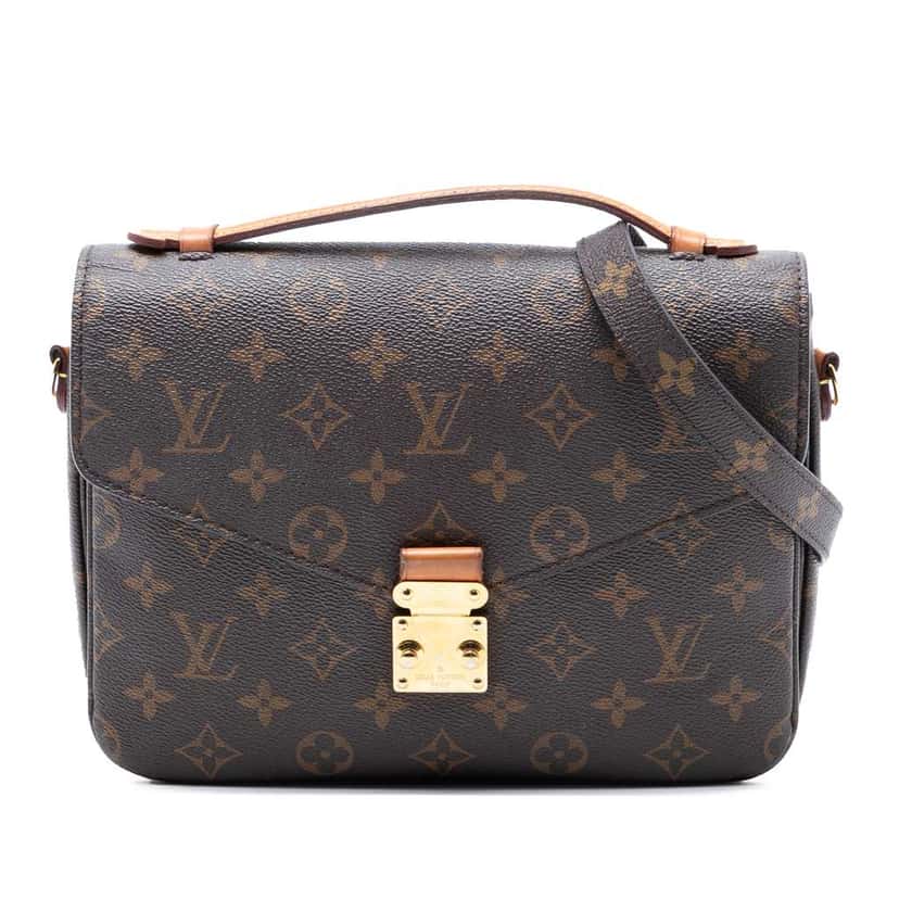 Louis Vuitton Monogram Pochette Metis Brown Very good condition - Front View