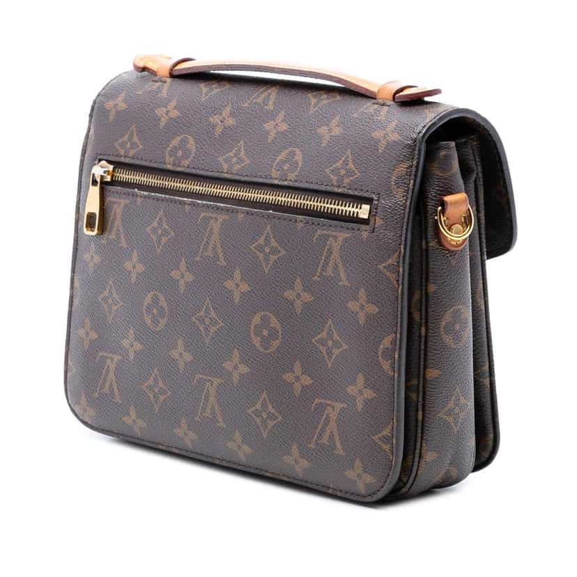 Louis Vuitton Monogram Pochette Metis Brown Very good condition - Back View