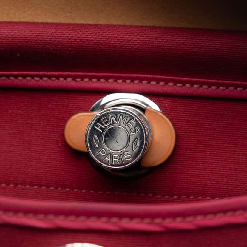 Hermès Toile Herbag Zip 31 Pink Canvas Good condition - Box View