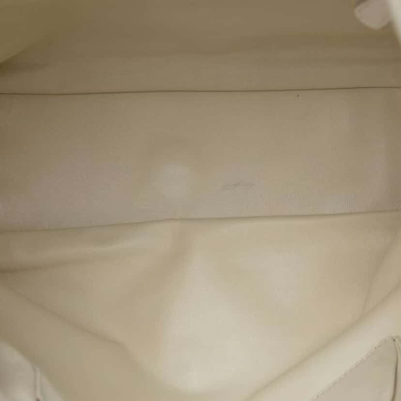 Dior Large Woven Lambskin Lady Dior Soft Shopping Tote White Leather Very good condition - Model View