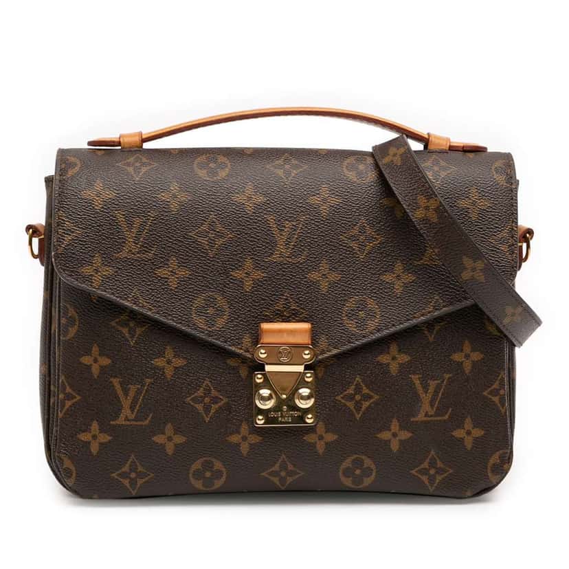 Louis Vuitton Monogram Pochette Metis Brown Very good condition - Front View