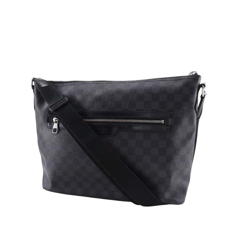 Louis Vuitton Damier Graphite Mick MM Black Very good condition - Back View