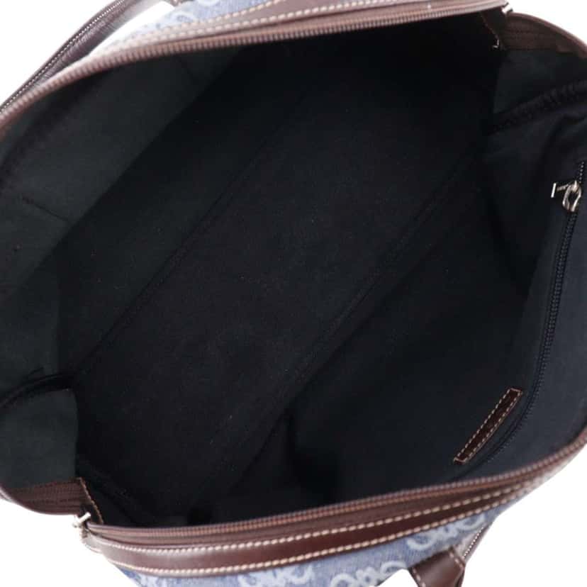 Loewe Anagram Denim Handbag Blue Denim Good condition - Model View