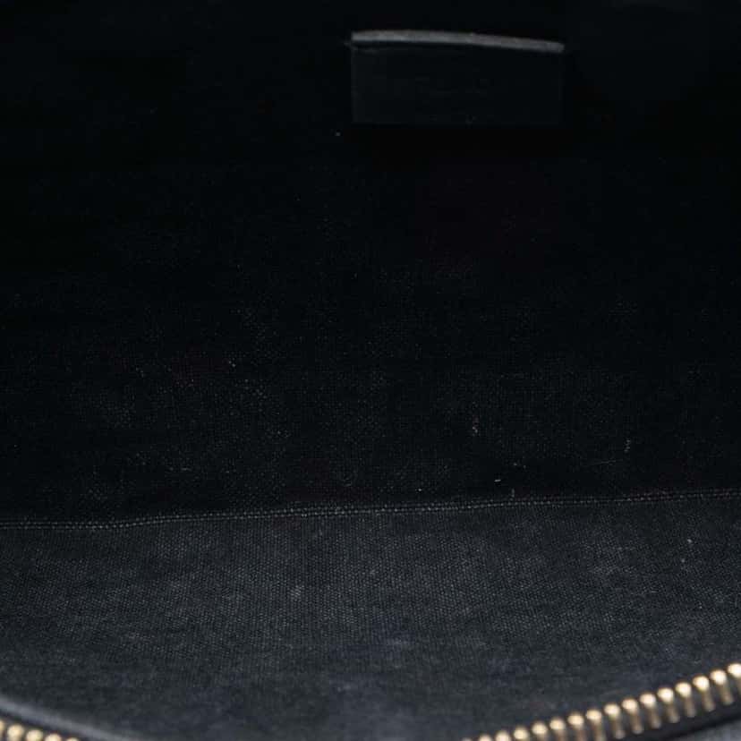 Fendi Zucca Canvas Clutch Black Canvas Very good condition - Model View