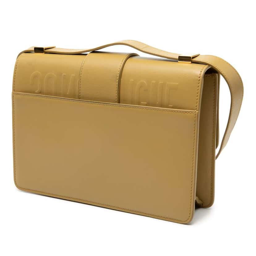 Dior Leather 30 Montaigne Flap Brown Leather Very good condition - Back View