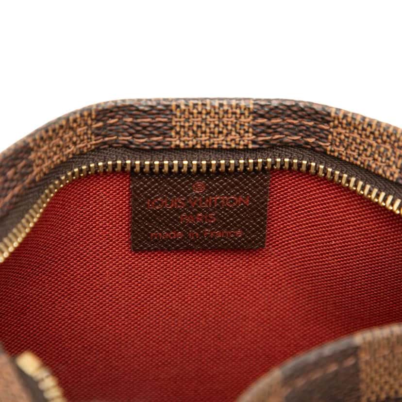 Louis Vuitton Damier Ebene Trousse Pochette Brown Very good condition - Box View