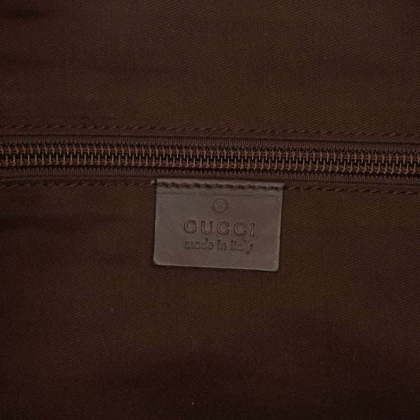 Gucci GG Canvas Perforated Crossbody Brown Canvas Very good condition - Box View