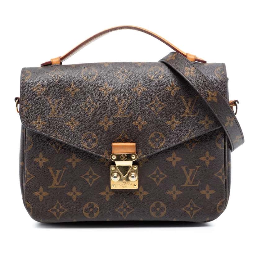 Louis Vuitton Monogram Pochette Metis Brown Very good condition - Front View