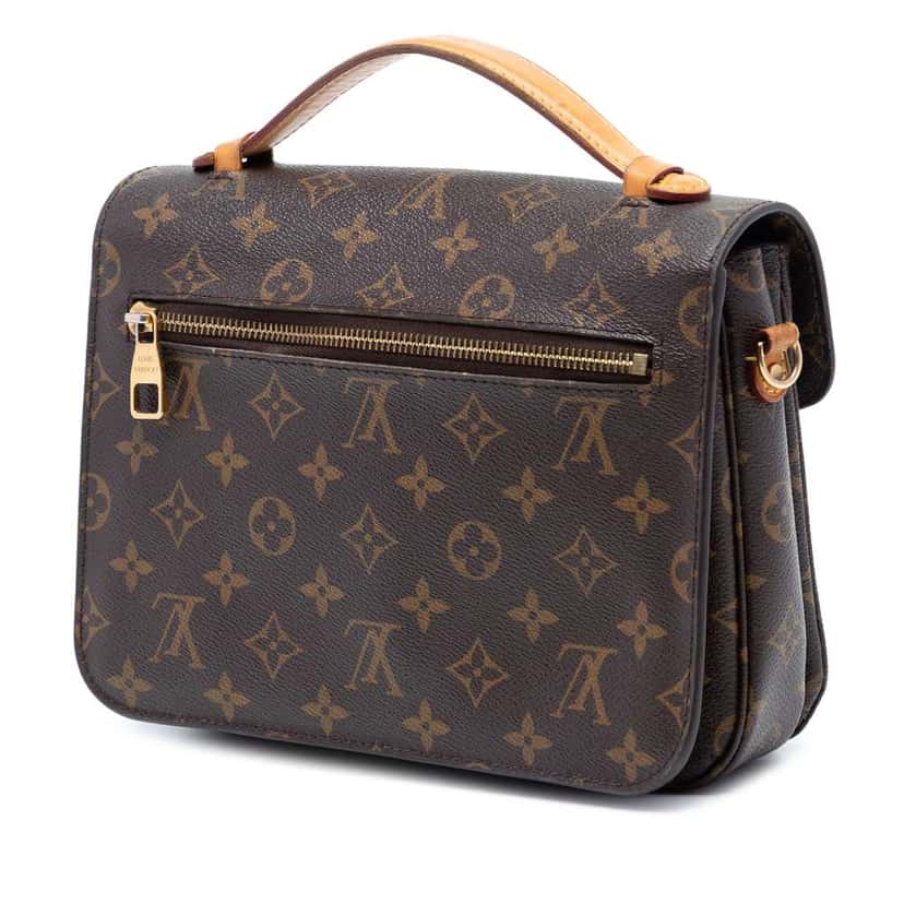 Louis Vuitton Monogram Pochette Metis Brown Very good condition - Back View