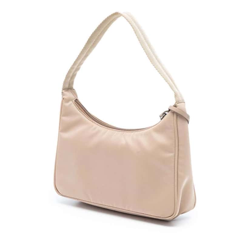 Prada Mini Tessuto Re Edition 2000 Shoulder Bag Brown Good condition - Back View