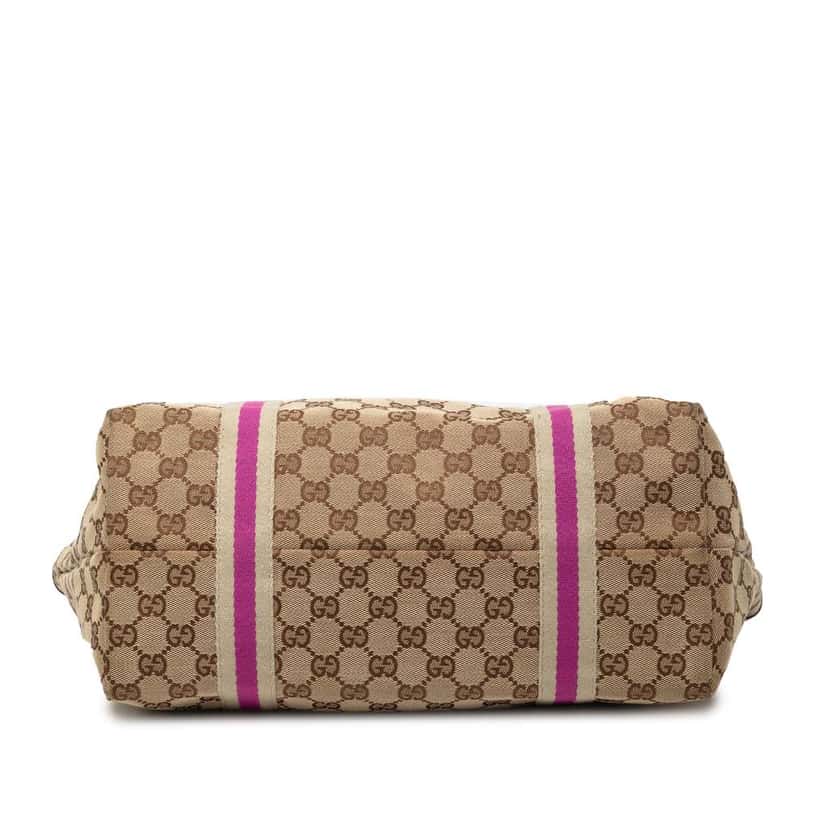 Gucci Large GG Canvas Jolicoeur Tote Brown Canvas Very good condition - Inside View