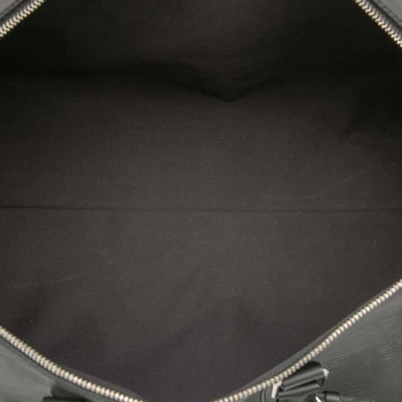 Louis Vuitton Epi Keepall 55 Black Leather Good condition - Model View