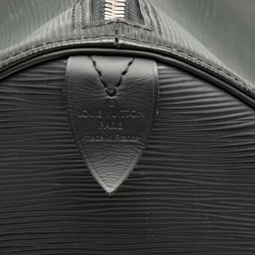 Louis Vuitton Epi Keepall 55 Black Leather Good condition - Box View