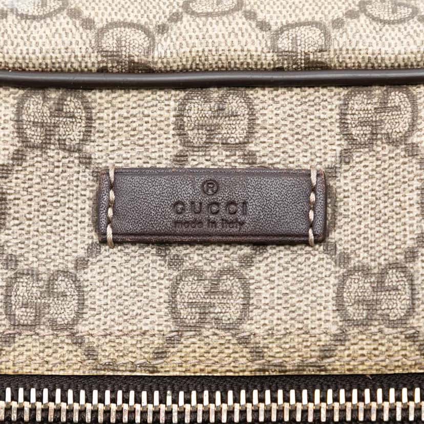 Gucci GG Supreme Crossbody Brown Canvas Very good condition - Box View