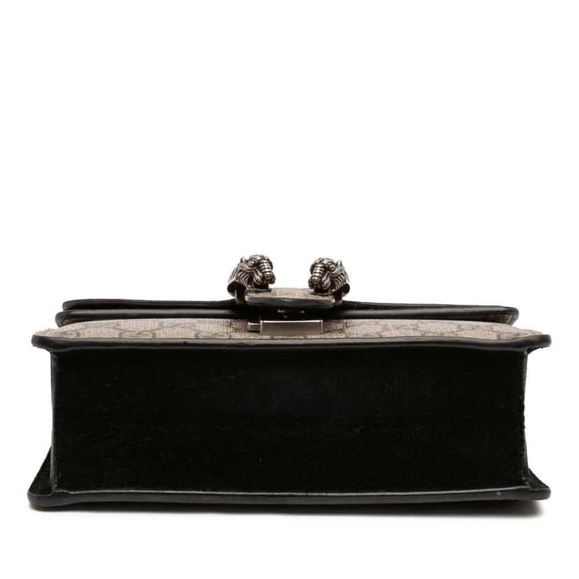 Gucci Small GG Supreme Dionysus Crossbody Brown Canvas Very good condition - Inside View