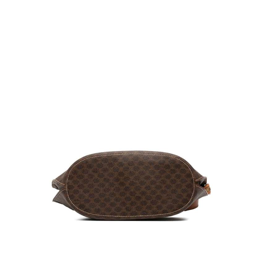 Celine Macadam Coated Canvas Shoulder Bag Brown Canvas Good condition - Inside View