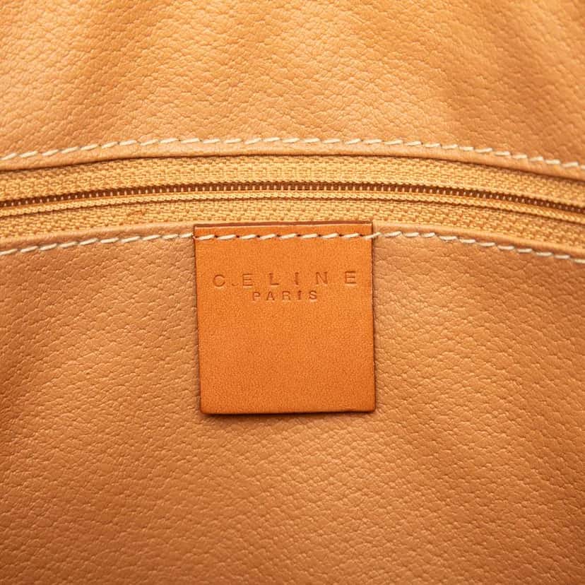 Celine Macadam Coated Canvas Shoulder Bag Brown Canvas Good condition - Box View