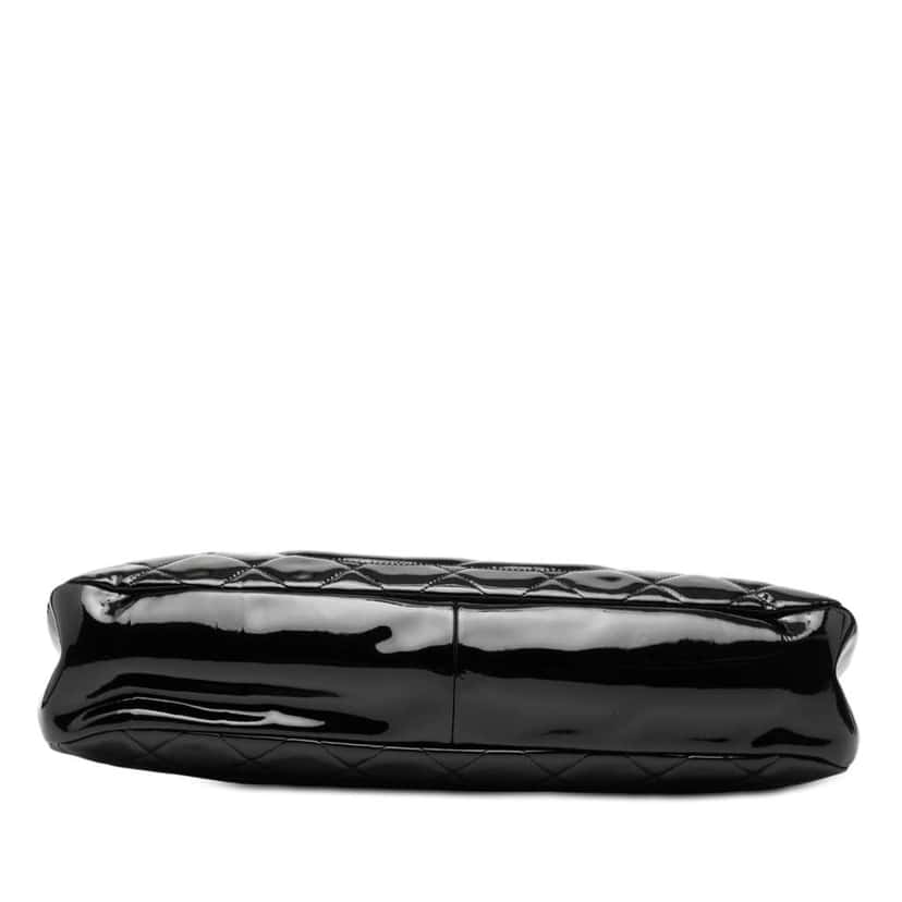 Chanel CC Quilted Patent Timeless Soft Tote Black Leather Very good condition - Inside View