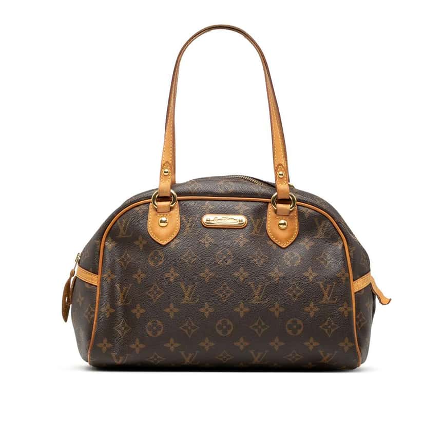 Louis Vuitton Monogram Montorgueil PM Brown Very good condition - Front View