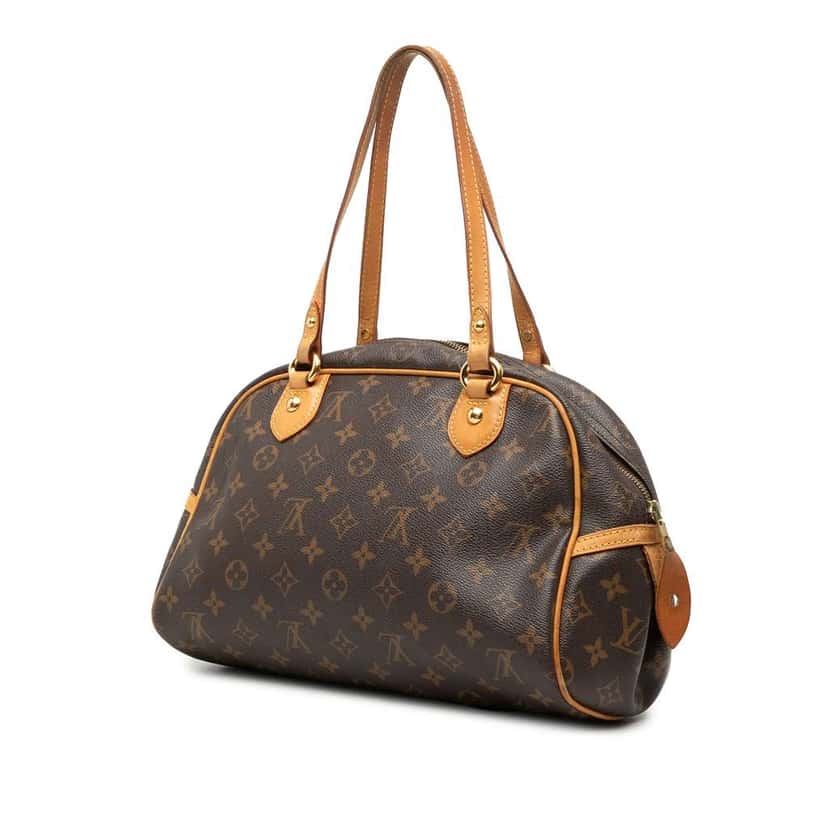 Louis Vuitton Monogram Montorgueil PM Brown Very good condition - Back View