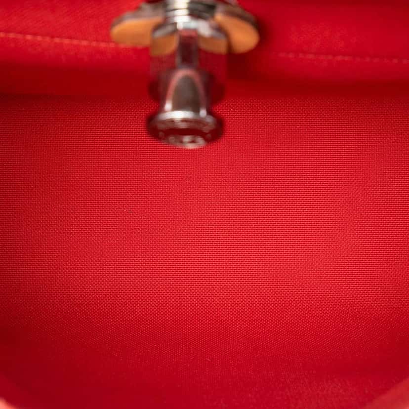 Hermès Toile Herbag Zip 31 Orange Canvas Very good condition - Model View