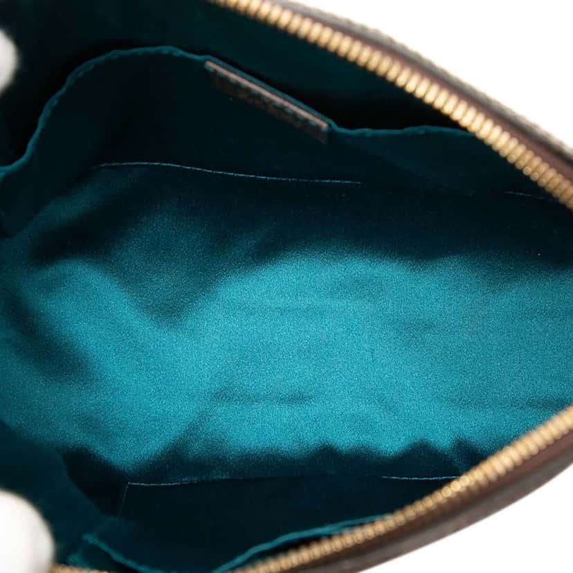 Gucci Small GG Supreme Web Ophidia Dome Crossbody Brown Canvas Very good condition - Model View