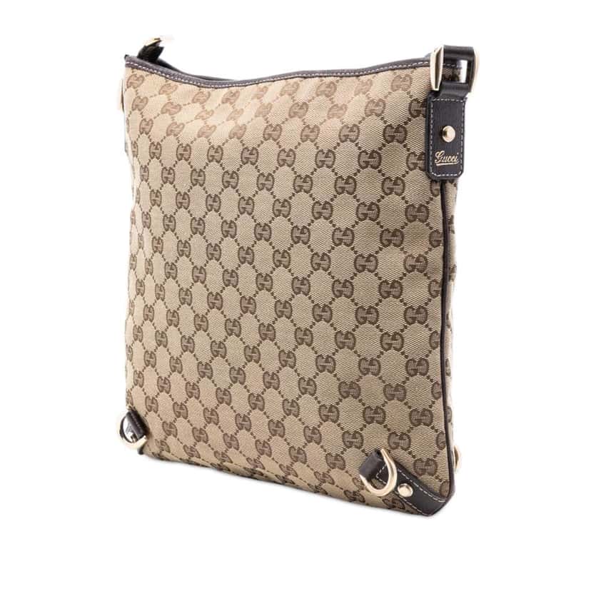 Gucci GG Canvas Abbey D Ring Crossbody Brown Canvas Very good condition - Back View