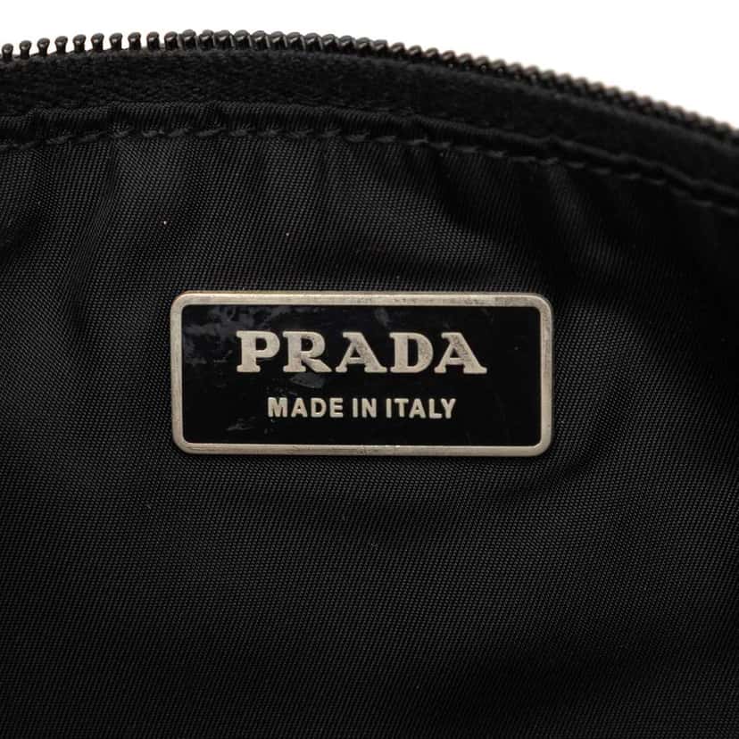 Prada Tessuto Multi Pocket Belt Bag Black Very good condition - Box View