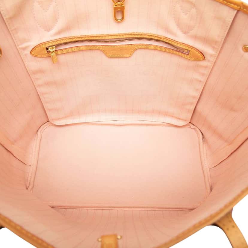 Louis Vuitton Damier Azur Neverfull MM White Very good condition - Model View