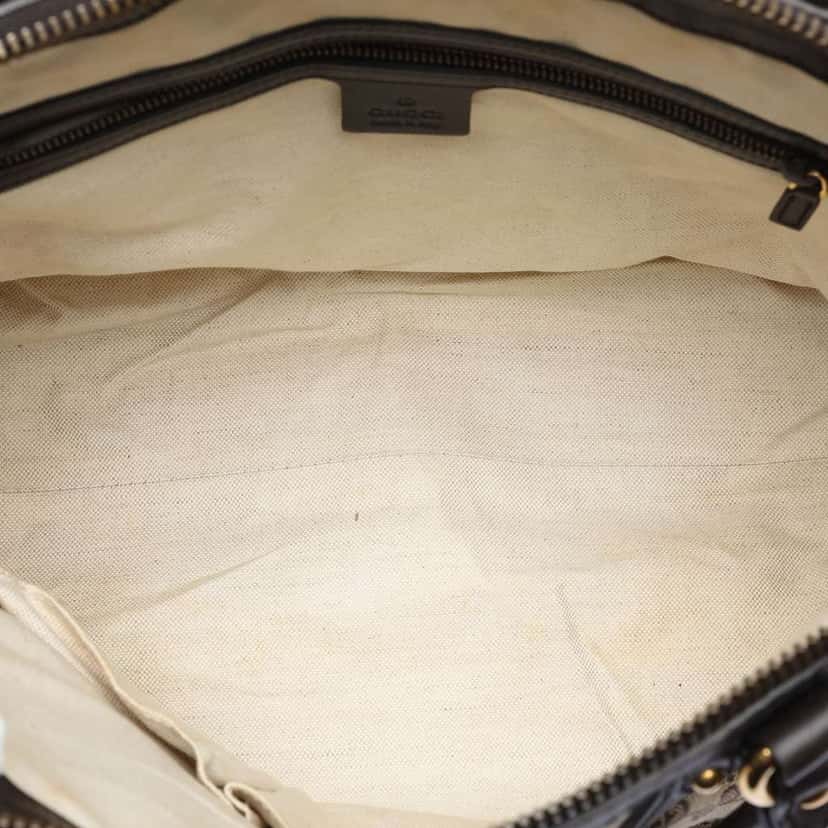 Gucci Medium GG Canvas Scarlett Satchel Brown Canvas Very good condition - Model View