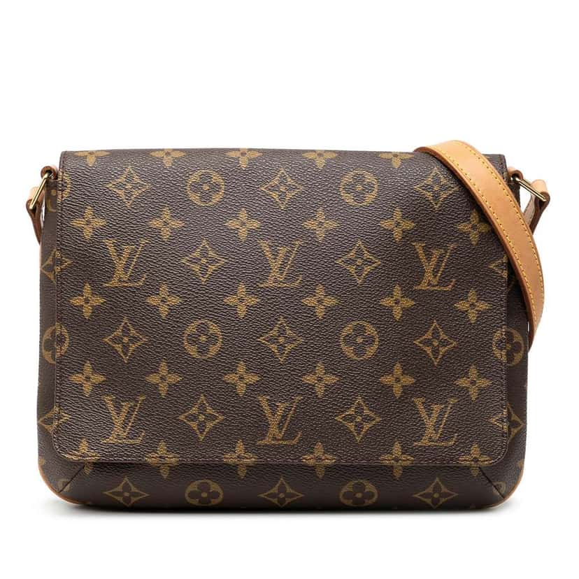 Louis Vuitton Monogram Musette Tango Short Strap Brown Good condition - Front View