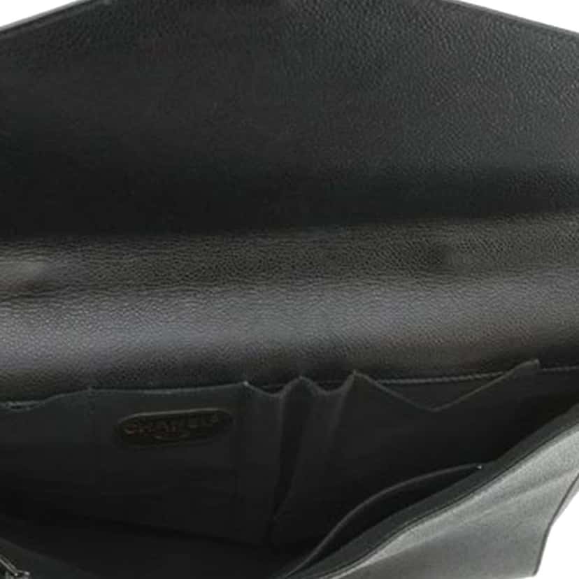 Chanel Caviar Briefcase Black Leather Very good condition - Model View