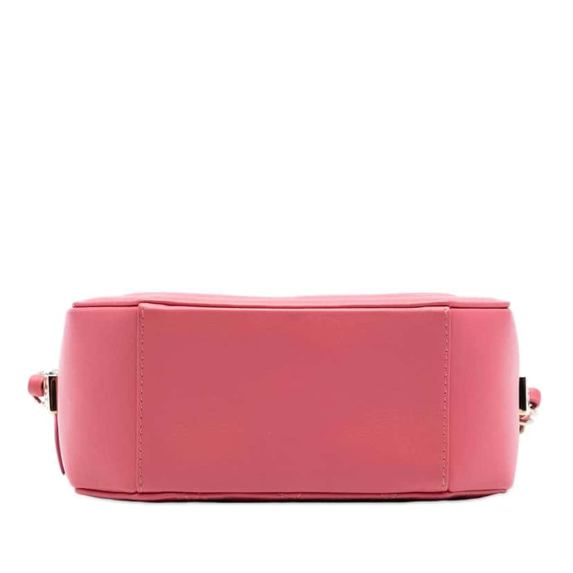 Chanel CC Calfskin Clock Camera Case Pink Leather Very good condition - Inside View