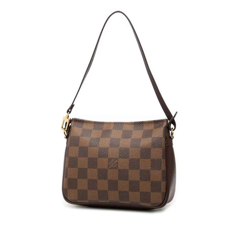 Louis Vuitton Damier Ebene Trousse Pochette Brown Very good condition - Back View