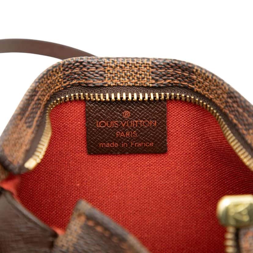 Louis Vuitton Damier Ebene Trousse Pochette Brown Very good condition - Box View