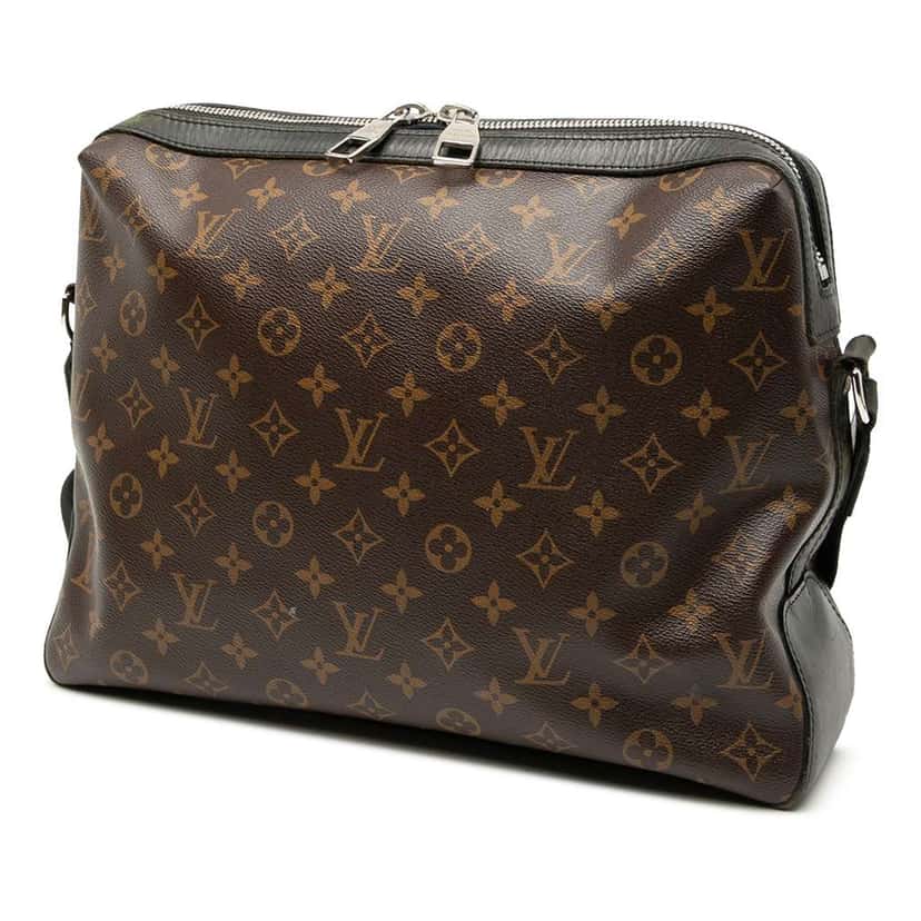 Louis Vuitton Monogram Macassar Torres Messenger Bag Brown Good condition - Back View