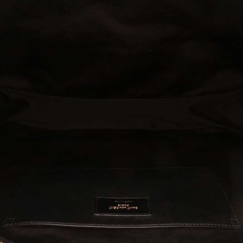 Saint Laurent Large Quilted Lambskin Jamie 4.3 Shoulder Bag Black Leather Good condition - Model View