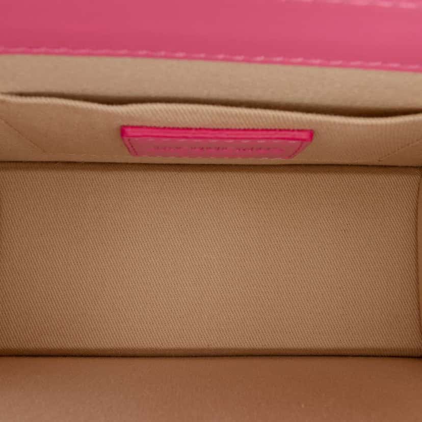 Jacquemus Leather Le Chiquito Noeud Pink Leather Good condition - Model View