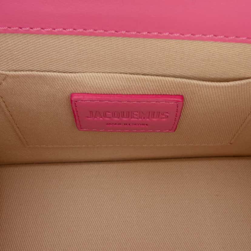 Jacquemus Leather Le Chiquito Noeud Pink Leather Good condition - Box View