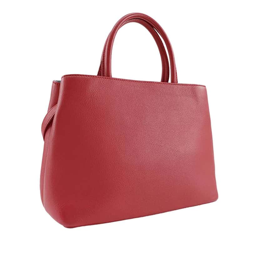 Fendi Leather Petite 2Jours Red Leather Very good condition - Inside View